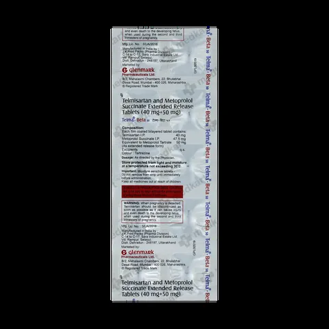 TELMA BETA 50MG TABLET 10'S