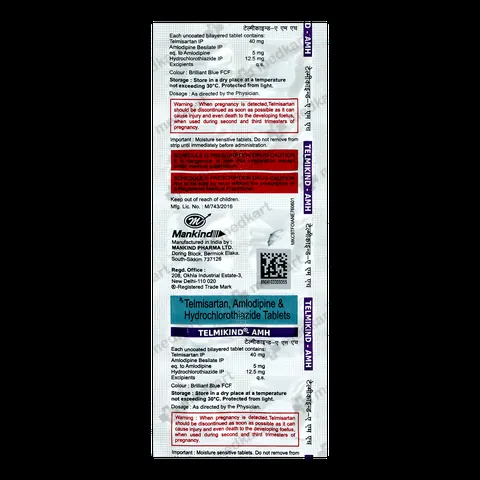 TELMIKIND AMH 40MG TABLET 10'S