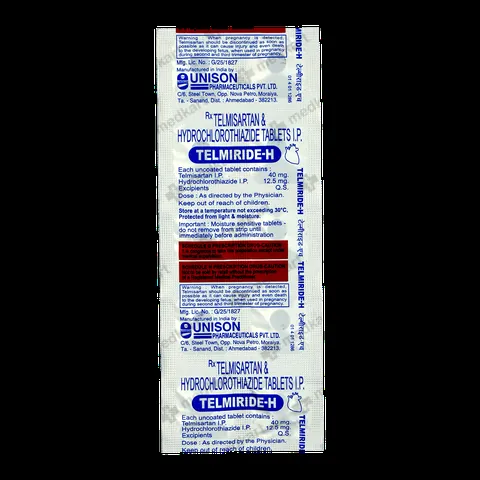 Buy Telmiride H Online at Medkart