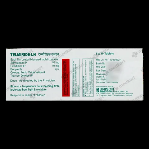 Buy Telmiride LN Online at Medkart