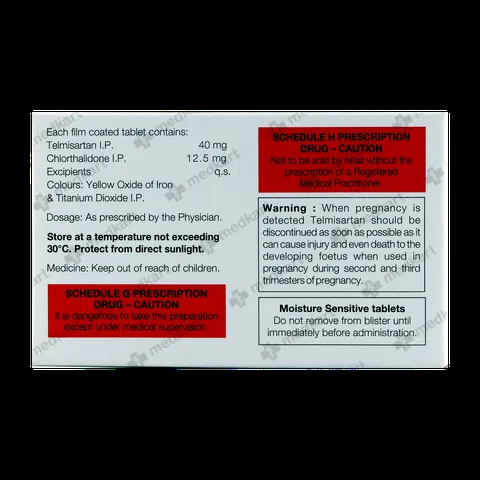 TELPRESS CT 40/12.5MG TABLET 15'S