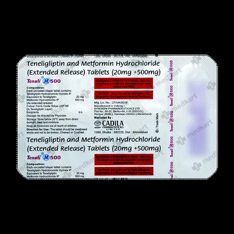 TENALI M 500MG TABLET 10'S