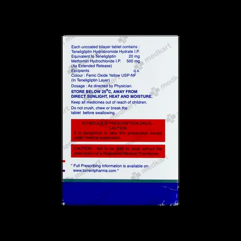 TENEZA M 500MG TABLET 15'S