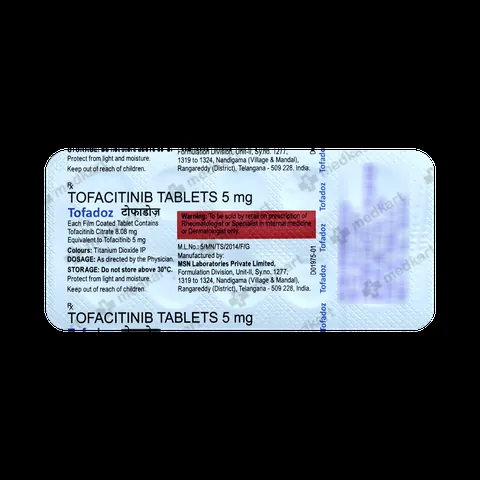 TOFADOZ 5MG TABLET 10'S