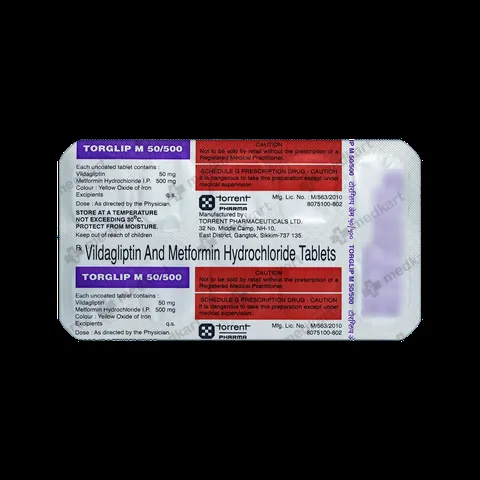 TORGLIP M 50/500MG TABLET 10'S