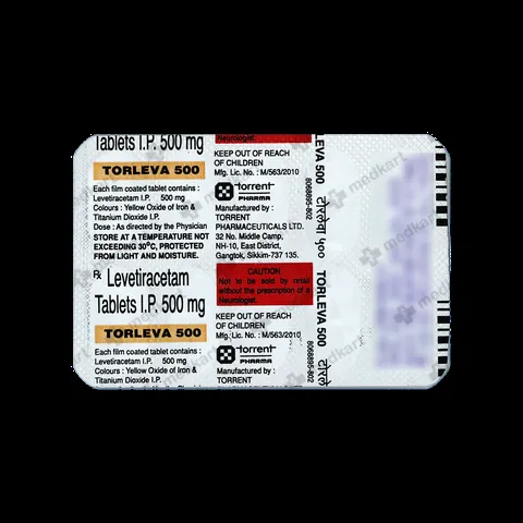 TORLEVA 500MG TABLET 10'S