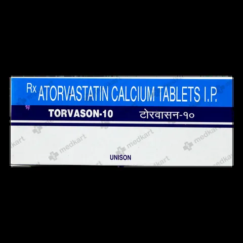 TORVASON 10MG TABLET 10'S