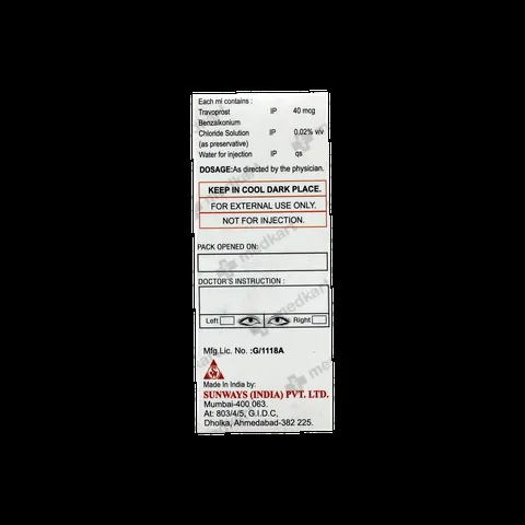 TRAVOSUN EYE DROPS 3 ML