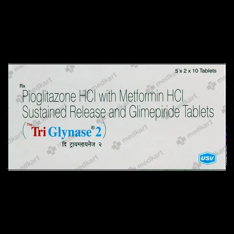 TRIGLYNASE 2MG TABLET 10'S