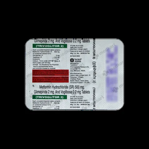 TRIVOGLITOR 2MG TABLET 10'S