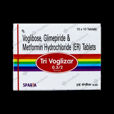 TRIVOGLIZAR 0.3/2MG TABLET 10'S