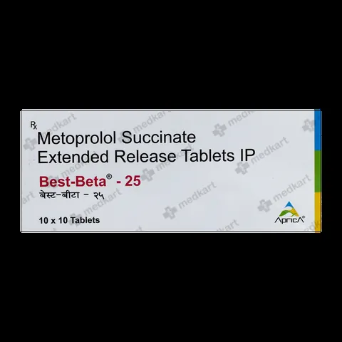 BEST BETA 25MG TABLET 10'S