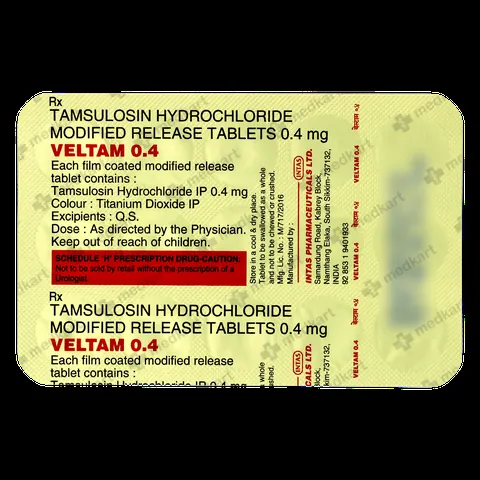 VELTAM 0.4MG TABLET 15'S