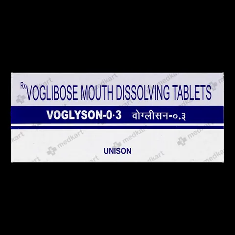 VOGLYSON 0.3MG TABLET 10'S