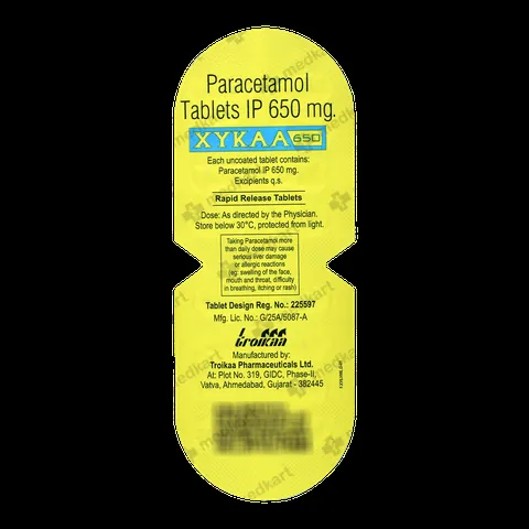 XYKAA RAPID 650MG TABLET 16'S