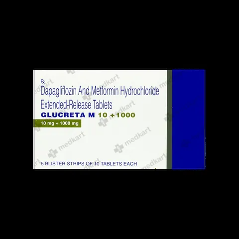 GLUCRETA M 10/1000MG TABLET 10'S