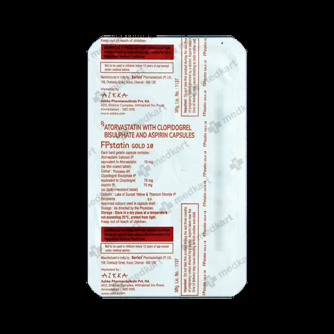 FPSTATIN GOLD 10MG CAPSULE 10'S