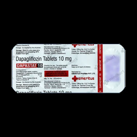 DAPASTAT 10MG TABLET 10'S