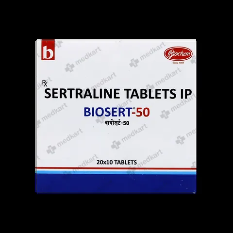 BIOSERT 50MG TABLET 10'S