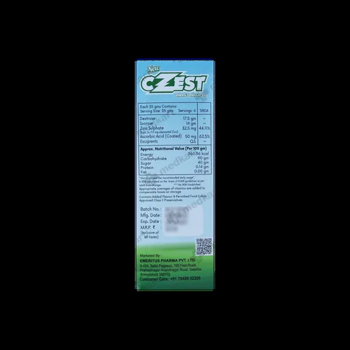 C ZEST POWDER 210GM