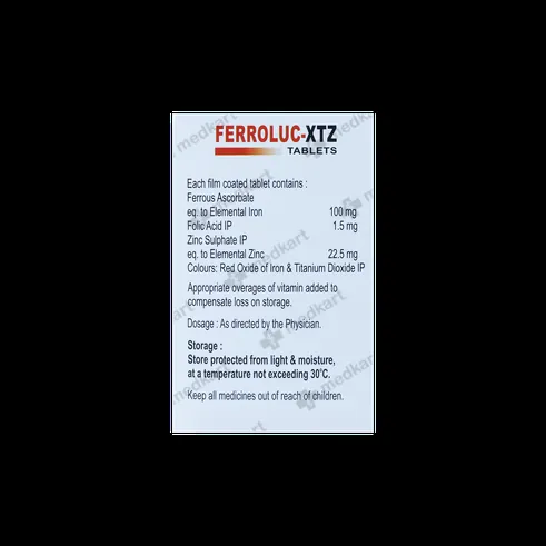 FERROLUC XTZ TABLET 10'S