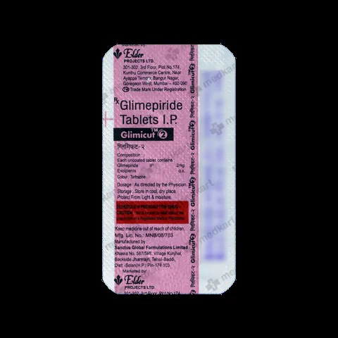 GLIMICUT 2MG TABLET 10'S