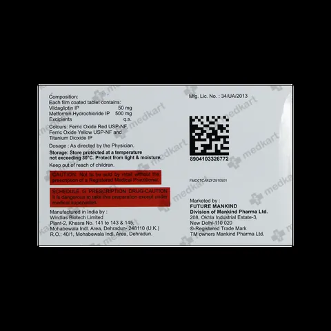 Buy GLIPTAGREAT M 500 Online at Medkart