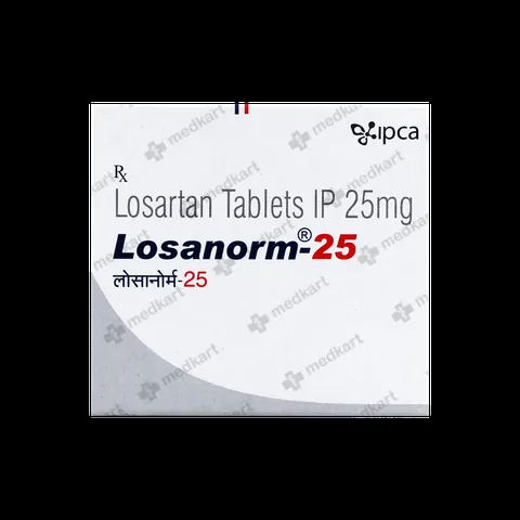 LOSANORM 25MG TABLET 10'S