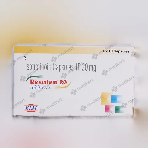 RESOTEN 20MG CAPSULE 10'S