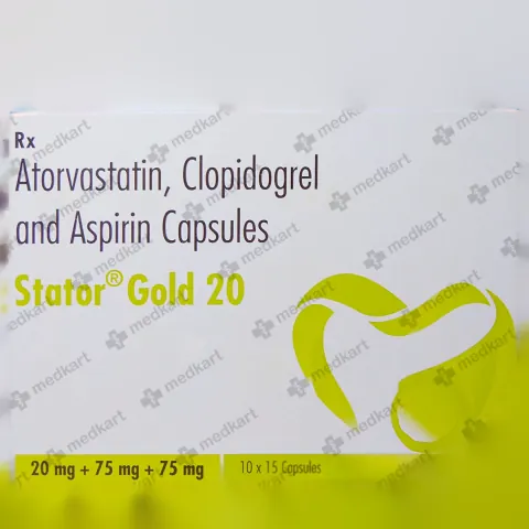 Stator Gold 20mg Capsule 15’s – Best Price & Discounts at Medkart