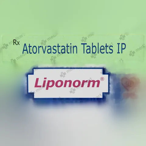LIPONORM 20MG TABLET 15'S