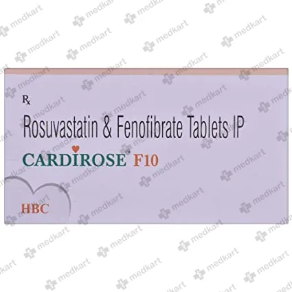 CARDIROSE F 10MG TABLET 10'S