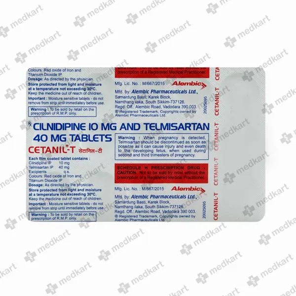 CETANIL T 10MG TABLET