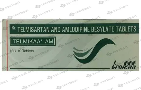 TELMIKAA AM TABLET 10'S capsule Online