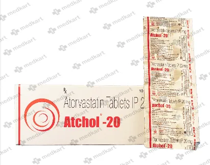 ATCHOL 20MG TABLET 10'S