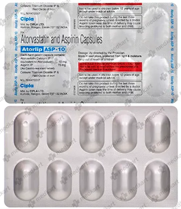 ATORLIP ASP 10MG CAPSULE 10'S