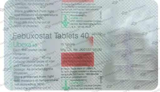 UBEXA 40MG TABLET 15'S