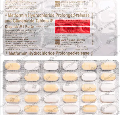DIAPRIDE M1 FORTE TABLET 30'S