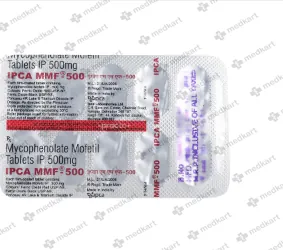 MMF 500MG TABLET 10'S