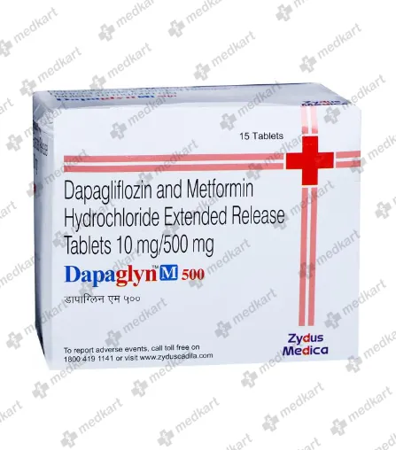 DAPAGLYN M 500MG TABLET 15'S capsule Online