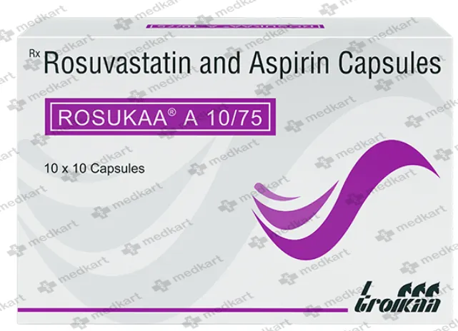 ROSUKAA A 10/75MG CAPSULE 10'S