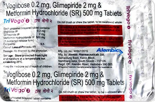 TRIVOGO 2MG TABLET 10'S