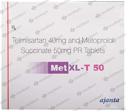 MET XL T 50/40MG TABLET 15'S