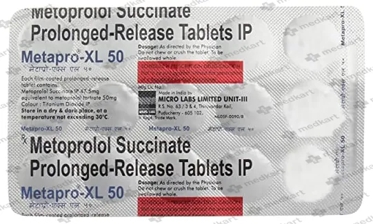 METAPRO XL 50MG TABLET 15'S