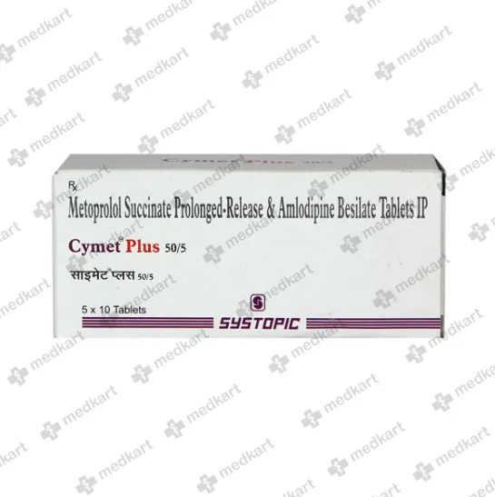 CYMET PLUS 50/5MG TABLET 10'S
