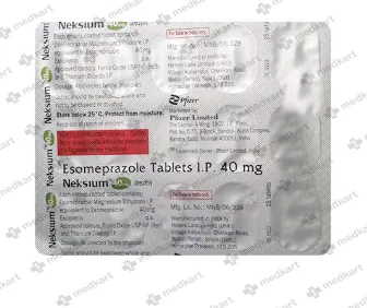 NEKSIUM 40MG TABLET 15'S