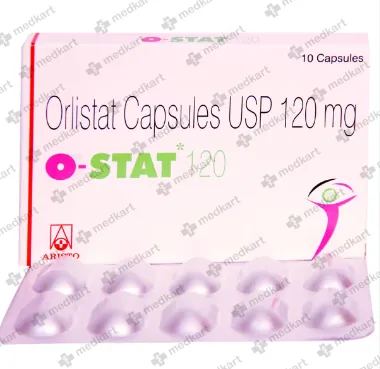 O STAT 120MG CAPSULE 10'S