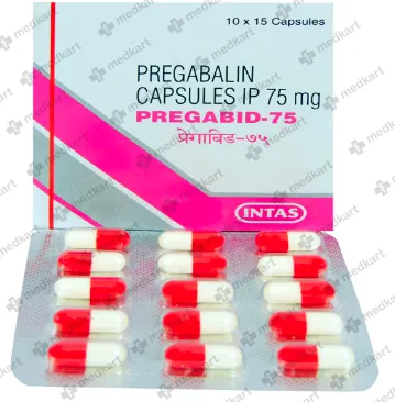 PREGABID 75MG CAPSULE 15'S