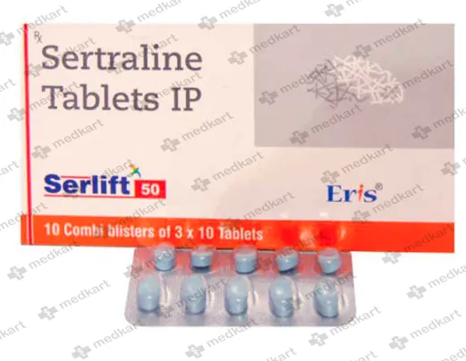SERLIFT 50MG TABLET 10'S