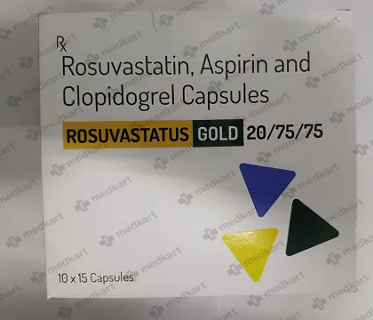 Rosuvastatus Gold 20/75mg Tablet 15s – Composition & Dosage Details